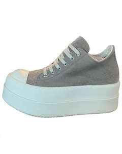 Низкие повседневные кроссовки женские бежевые Rick owens drkshdw