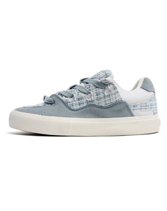 Износостойкие, легкие и дышащие низкие скейтерские кроссовки Unisex, светло-голубой Qiquduck