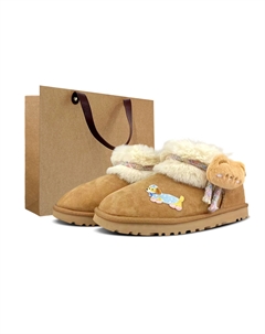 Классические ультра мини короткие снежные ботинки Women's Chestnut, коричневый Ugg