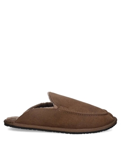 Тапочки с отделочной строчкой MSFR, коричневый Boss