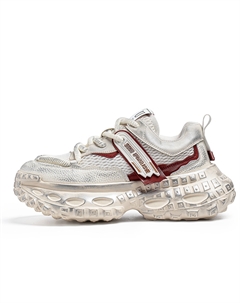 Кроссовки Cushioning, Abrasion Resistant, Breathable, Height Increasing Low top Chunky Sneakers Men's, белый Urban authentic