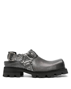 Мюли с ремешками, черный Acne studios