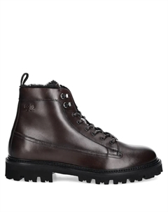 Ботинки для хайкинга на шнуровке с молнией, коричневый Boss