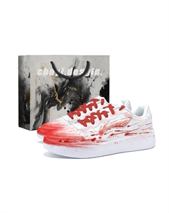 Acer Truncatum устойчивые к истиранию низкие кроссовки для скейтбординга мужские red white Li-ning