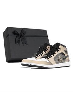 Air 1 Dust Keeper, Ancient Plate, Box устойчивые к истиранию кроссовки Mid Top мужские Yellow Jordan