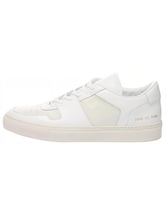 Низкие стильные скейтерские кроссовки мужские белые Common projects