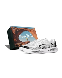 Непромокаемые понтонные лодки, устойчивые к скольжению, износостойкие, легкие мужские кроссовки low top skateboard, темно-серый Li-ning