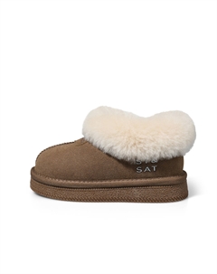 Непромокаемые нескользящие утепленные ботинки Mid-Top для детей, хаки St&sat