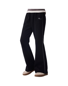 Детские вязаные спортивные штаны Minnie для детей 3-7 лет весна осень зима, Black[Spring Fall Regular Edition] Disney