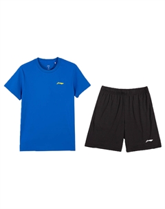 Повседневный спортивный комплект из 2 предметов для подростков, черный Li-ning