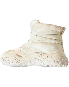Боа нескользящие утепленные высокие кроссовки White для подростков Fila kids