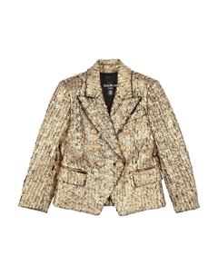 Блейзер для девочек, золотой Balmain
