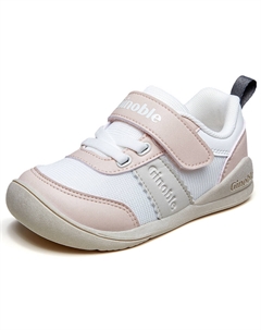 Дышащие детские повседневные ботинки для малышей, белый/светло-серый Ginoble