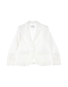 Блейзер для девочек, белый Ermanno scervino junior