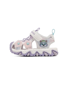 Детские сандалии с противоскользящей подошвой, устойчивые к истиранию, дышащие, с низким берцем, фиолетовый Paw patrol