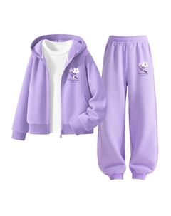 Детский спортивный комплект Casual Sportswear 2 Piece Set, фиолетовый Disney