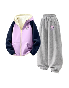 Детский спортивный комплект Casual Sportswear 2 Piece Set, фиолетовый Disney