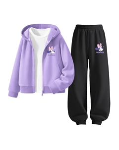 Детский спортивный комплект Casual Sportswear 2 Piece Set, фиолетовый Disney