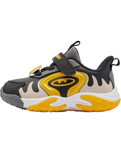 Антиударные амортизирующие низкие детские ботинки Black Yellow для малышей Qiaodan