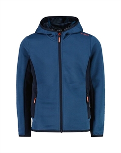 Детская куртка Kapuzensweat с фиксированным капюшоном, цвет ocean Cmp