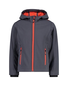 Функциональная куртка с капюшоном, софтшелловая куртка, цвет titanio u911 Cmp
