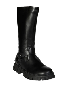 Ботинки байкерские с круглым носком, черный Diesel kids