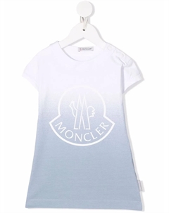 Платье-футболка с эффектом градиента, синий Moncler enfant