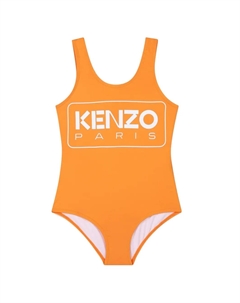 Купальник с логотипом, оранжевый Kenzo kids
