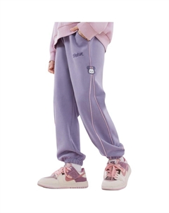 Детские утепленные флисовые спортивные штаны для весны, осени и зимы Regular, Purple[Regular Spring Fall] Disney