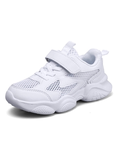 Скользоустойчивые низкие детские повседневные кроссовки White Kids Tonybear