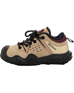 Антискользящие и износостойкие утепленные низкие детские повседневные ботинки beige burgundy kids', бежевый Babaya