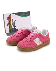 Зоотопия нескользящие противоударные амортизирующие износостойкие низкие повседневные туфли детские, розовый Disney