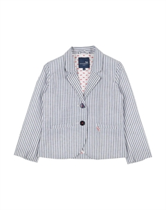 Блейзер для девочек, темно-синий Harmont&blaine