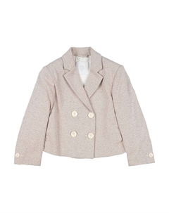 Блейзер для девочек, бежевый Eleventy