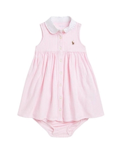 Комплект с юбкой для малышей SS25 светло-розовый Polo ralph lauren