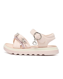 Детские сандалии с противоскользящей подошвой, дышащие, с легкой амортизацией, розовый Big wasp