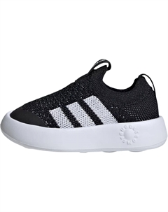 Износостойкие дышащие низкие детские ботинки Black/White для малышей Adidas