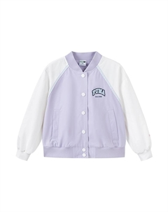 Бейсбольная куртка Sportstyle Series WISESHIELD BASEBALL бело-фиолетового тона для детей 3-7 лет Puma