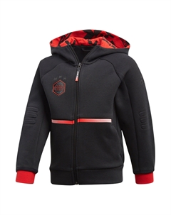 Куртка xingqiudazhan, lianmingkuan black/bright red kids' Adidas
