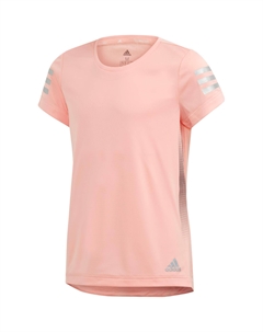 Футболка Bright Light Pink/Dark Silver Gray для подростков Adidas