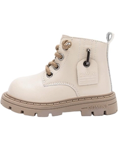 Нескользящие противоударные износостойкие легкие амортизирующие утепленные высокие ботинки kids', бежевый Ebmini