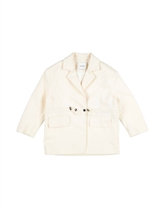 Блейзер для девочек, айвори Unlabel