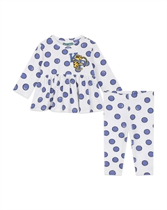 Комплект из легинсов и блузки, белый Kenzo kids