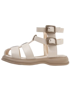 Дышащие полувысокие повседневные туфли детские, бежевый Maibuxiong