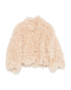 Пальто на молнии, бежевый Miss grant kids