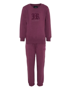 Тренировочный костюм с логотипом, фиолетовый John richmond junior