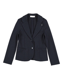 Блейзер для девочек, полуночно-синий Monnalisa