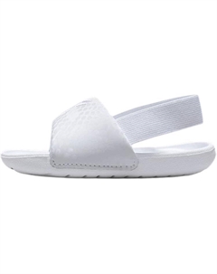 Скользящие детские туфли Kobe Kawa Slide Anti Slip Wear Resistant Low Top для малышей белые Nike