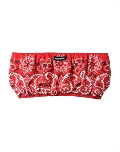 Топ с принтом, красный Miu miu