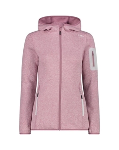 Нижняя куртка с капюшоном, флисовая кофта, трикотажная, цвет fard-bianco 32cn Cmp